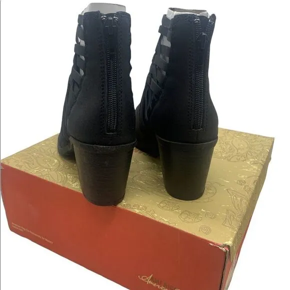 American Rag Womens Varya Closed Toe Ankle Fashion Boots, Black, Size 8.5