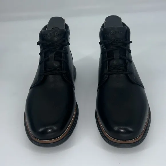 &quot;NEW&quot; Cole Haan Grand ‎ Ultra Men's Leather Black Chukka Boots- Size 7