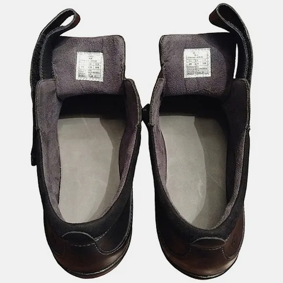 ANODYNE NO. 67 Casual Comfort Shoes, Size 9 Wide, Black Leather,  LIKE NEW! NWOT