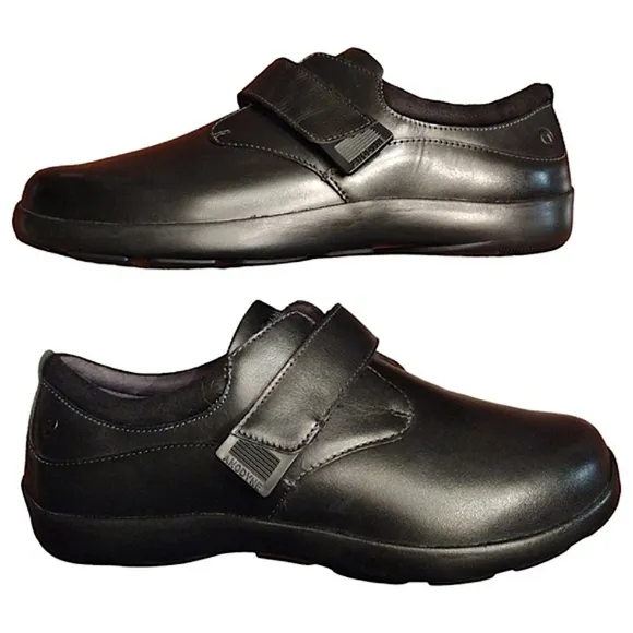 ANODYNE NO. 67 Casual Comfort Shoes, Size 9 Wide, Black Leather,  LIKE NEW! NWOT