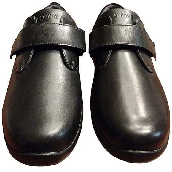 ANODYNE NO. 67 Casual Comfort Shoes, Size 9 Wide, Black Leather,  LIKE NEW! NWOT