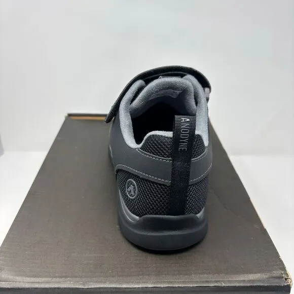 Anodyne Shoes Mens 8.5 Wide Black No. 74 Sport Double Depth Hook‎ &amp; Loop Closure