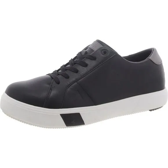Anodyne Womens B/W Faux Leather Casual And Fashion Sneakers Shoes New