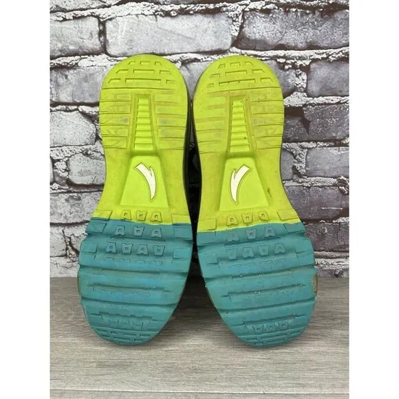 Anta Green Blue Synthetic Lace Up Gym Basketball Shoes Men’s Sz 42.5EU/9M US