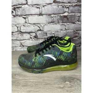Anta Green Blue Synthetic Lace Up Gym Basketball Shoes Men’s Sz 42.5EU/9M US