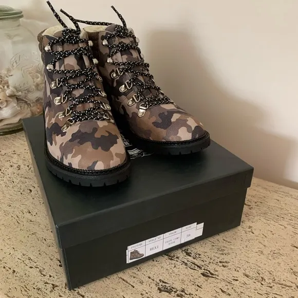 ANTHROPOLOGIE Silent D Rexi Hiker Boots