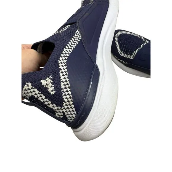 APL Womens Blue TechLoom Bliss Sneakers Size 7 Navy White Running Slip On Shoes