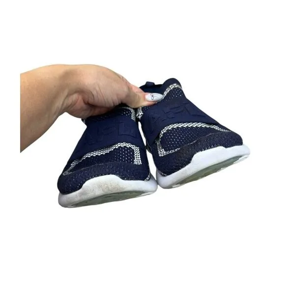 APL Womens Blue TechLoom Bliss Sneakers Size 7 Navy White Running Slip On Shoes
