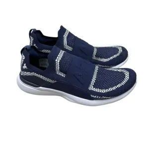APL Womens Blue TechLoom Bliss Sneakers Size 7 Navy White Running Slip On Shoes
