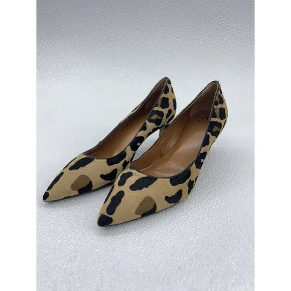 Aquatalia Marianna Pump Fur Suede Kitten Heel Pointed Toe Shoes Women's Size 9