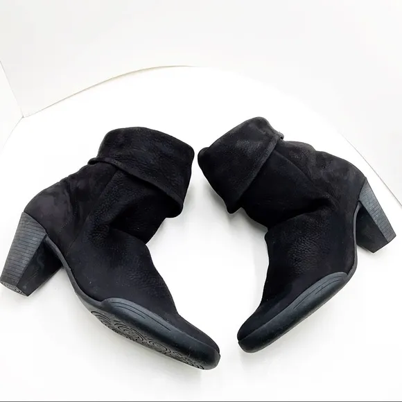 🆕{ARCHE} French Pull-Up Cuffed Slouch Boots