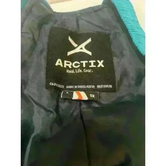 ARCTIX Kids Insulated Snow Bib Overalls Blue NWT Size L