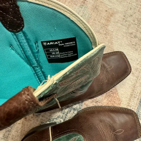 Ariat Cattle Drive Cowboy Boots - Sz 6