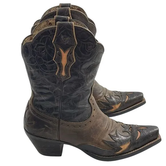 Ariat Dahlia Brown Western Boots Women’s Size 7.5 B