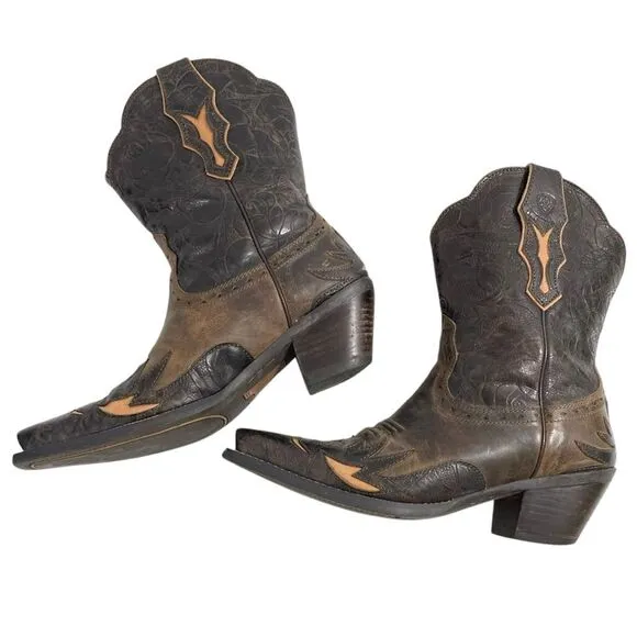 Ariat Dahlia Brown Western Boots Women’s Size 7.5 B