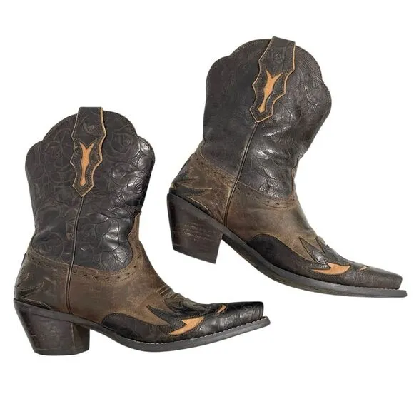 Ariat Dahlia Brown Western Boots Women’s Size 7.5 B
