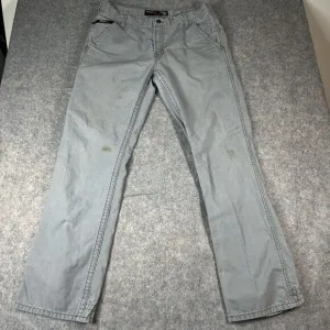 Ariat Fire Resistant M4 Jeans Mens 36X36 Relaxed Boot Gray Workwear