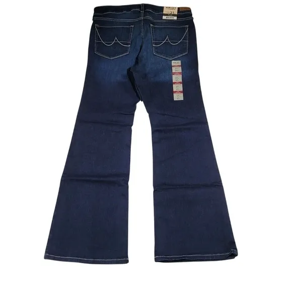 Ariat Ultra Stretch Denim Women's 31 S Perfect Rise Flare Western Jeans NWT