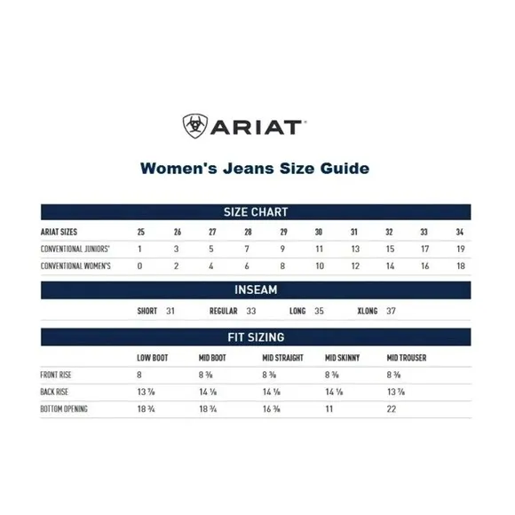 Ariat Ultra Stretch Denim Women's 31 S Perfect Rise Flare Western Jeans NWT