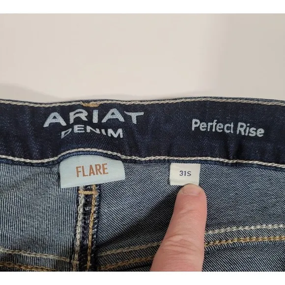 Ariat Ultra Stretch Denim Women's 31 S Perfect Rise Flare Western Jeans NWT