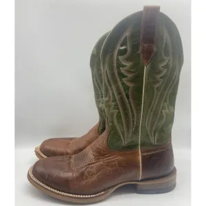 Ariat Western Midcalf Boots Men's 10D Match Up Embroidered Cognac Cowboy