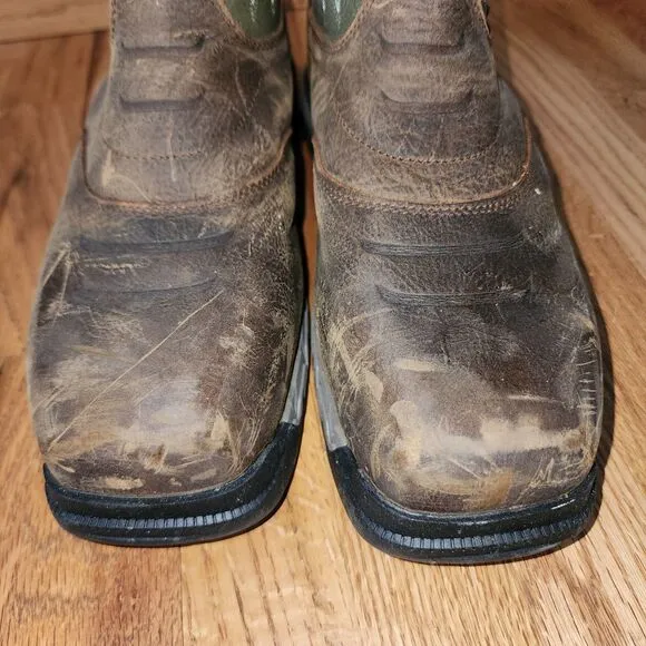 Ariat Work Rebar Flex Western Wide Square Toe Boots Sz 11EE