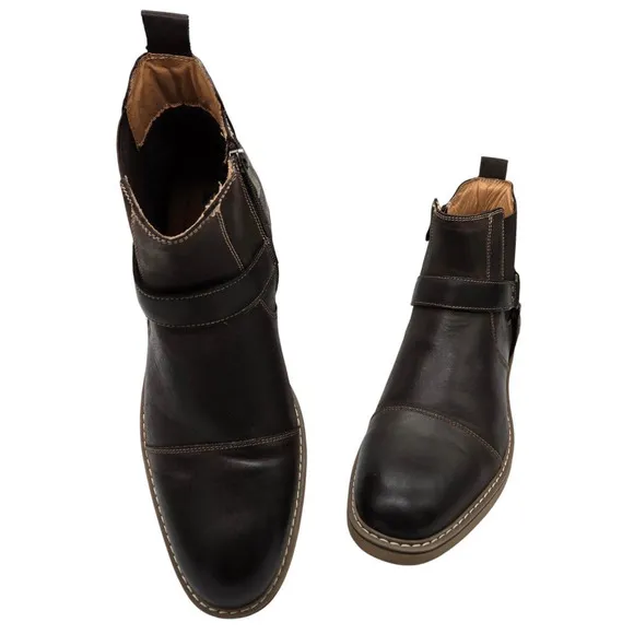 Arkbird Men’s Size 11.5 Chelsea Boots Leather Slip on Dress Boots for Men