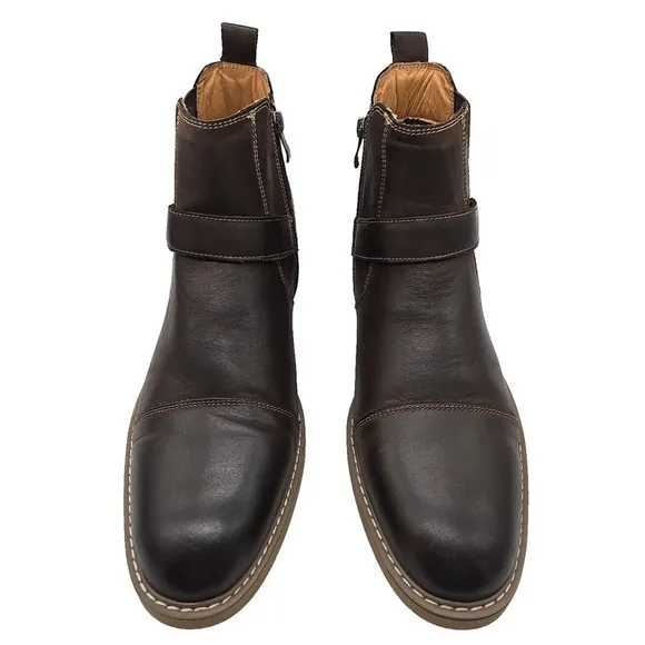 Arkbird Men’s Size 11.5 Chelsea Boots Leather Slip on Dress Boots for Men