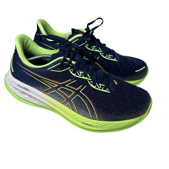 Asics Gel Cumulus 26 Sneakers Limited Edition Mens 10.5 Extra Wide Blue Expanse