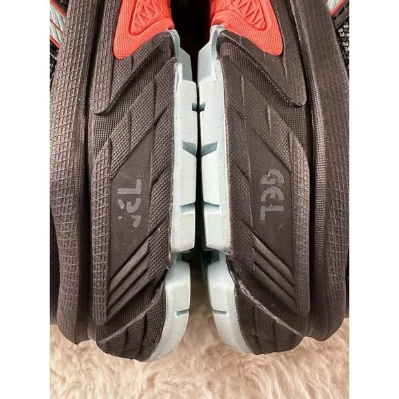 ASICS GEL-VENTURE 8 Black Orange Sneakers Walking Running Shoes Women’s 11 Wide
