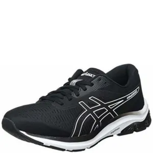 ASICS MEN'S GEL-PULSE 12 RUNNING SHOE, BLACK WHITE, 11