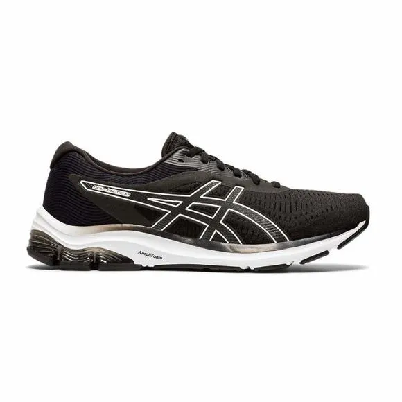ASICS MEN'S GEL-PULSE 12 RUNNING SHOE, BLACK WHITE, 11