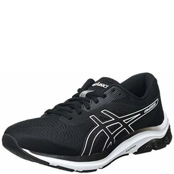ASICS MEN'S GEL-PULSE 12 RUNNING SHOE, BLACK WHITE, 11