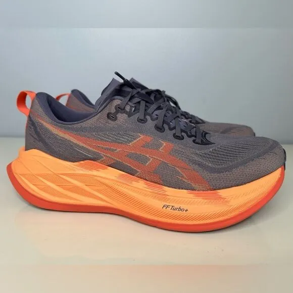 ASICS Superblast FF Turbo  Men’s Size 12 Grey Orange Running Shoes