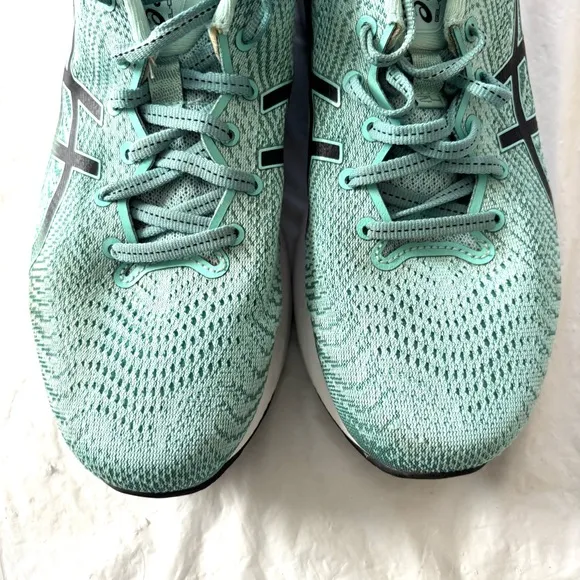 ASICS Women's Gel-Cumulus Teal 24 Running Sneakers Shoes SZ 8.5 Worn 1X