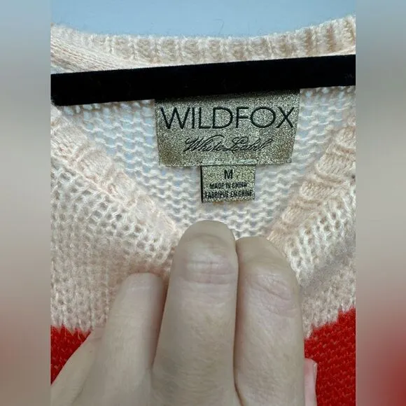 ASO TAYLOR SWIFT ALT COLOR WILDFOXLennon Big Heart Sweater Baby M