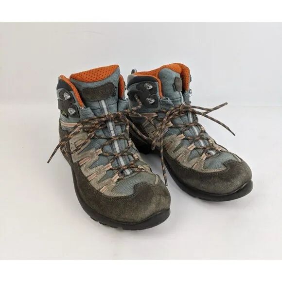 ASOLO GTX Gore-Tex Hiking Boots Waterproof Brown Leather Womens Size 7