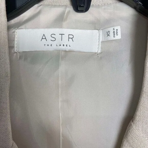 ASTR THE LABEL Linen Blazer Dress Mini XS NWOT – Fast Shipping