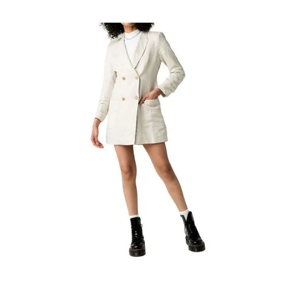 ASTR THE LABEL Linen Blazer Dress Mini XS NWOT – Fast Shipping