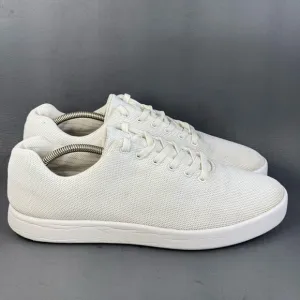Atoms Mens White Athletic Shoes Model 000 Size 12.5