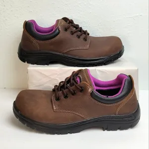 Avenger Foreman Oxford Purple and Brown Lace Up Boots with Durable Sole Size 10