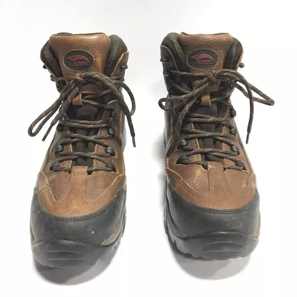 Avenger Men’s Brown Leather Waterproof Work Boots Size 8.5M