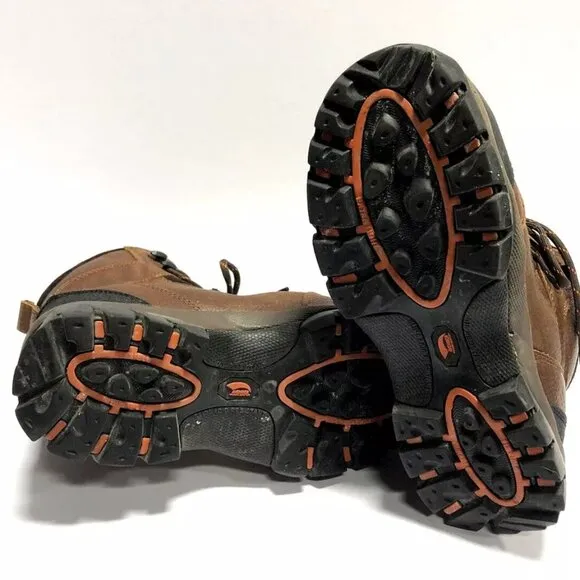 Avenger Men’s Brown Leather Waterproof Work Boots Size 8.5M