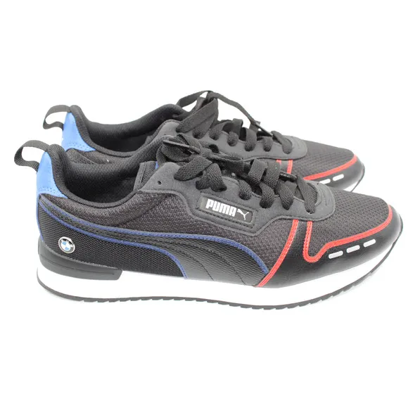 B6 Auth PUMA BMW Black Red Blue MMS R78 Driving M SPORT Race Shoes Sz 11.5