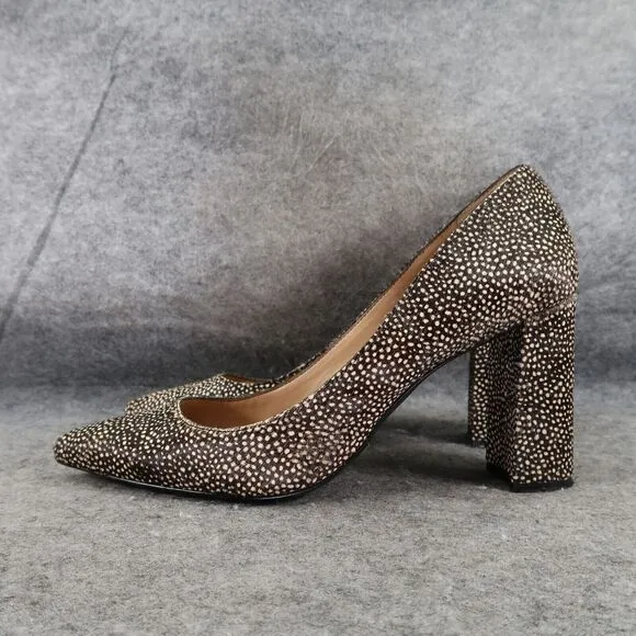 Banana Republic Shoes Womens 11 Pumps Heels Pointed Toe Dyed Fur Fashion Formal