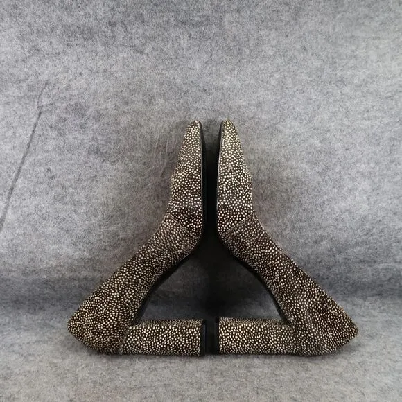 Banana Republic Shoes Womens 11 Pumps Heels Pointed Toe Dyed Fur Fashion Formal