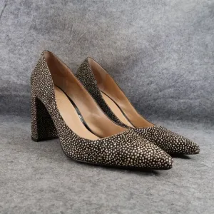 Banana Republic Shoes Womens 11 Pumps Heels Pointed Toe Dyed Fur Fashion Formal