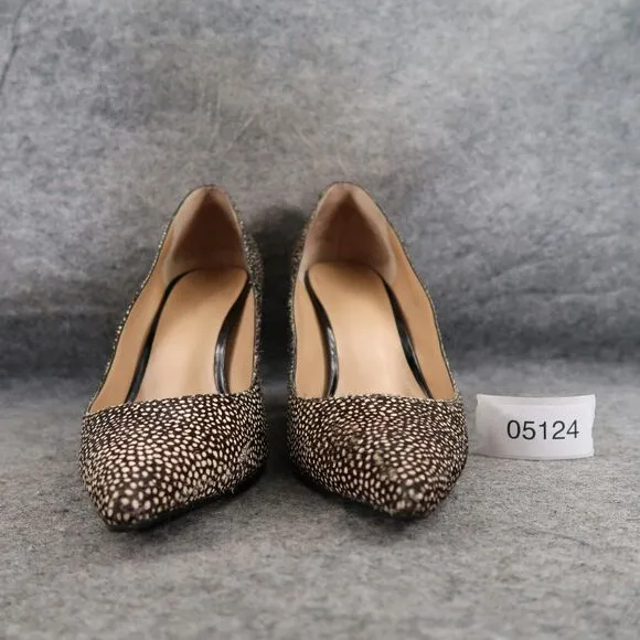 Banana Republic Shoes Womens 11 Pumps Heels Pointed Toe Dyed Fur Fashion Formal