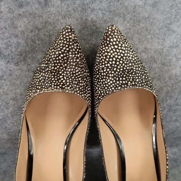 Banana Republic Shoes Womens 11 Pumps Heels Pointed Toe Dyed Fur Fashion Formal