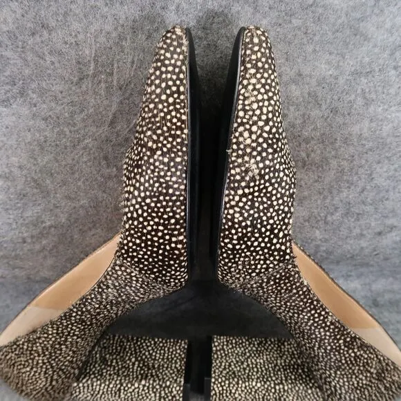 Banana Republic Shoes Womens 11 Pumps Heels Pointed Toe Dyed Fur Fashion Formal